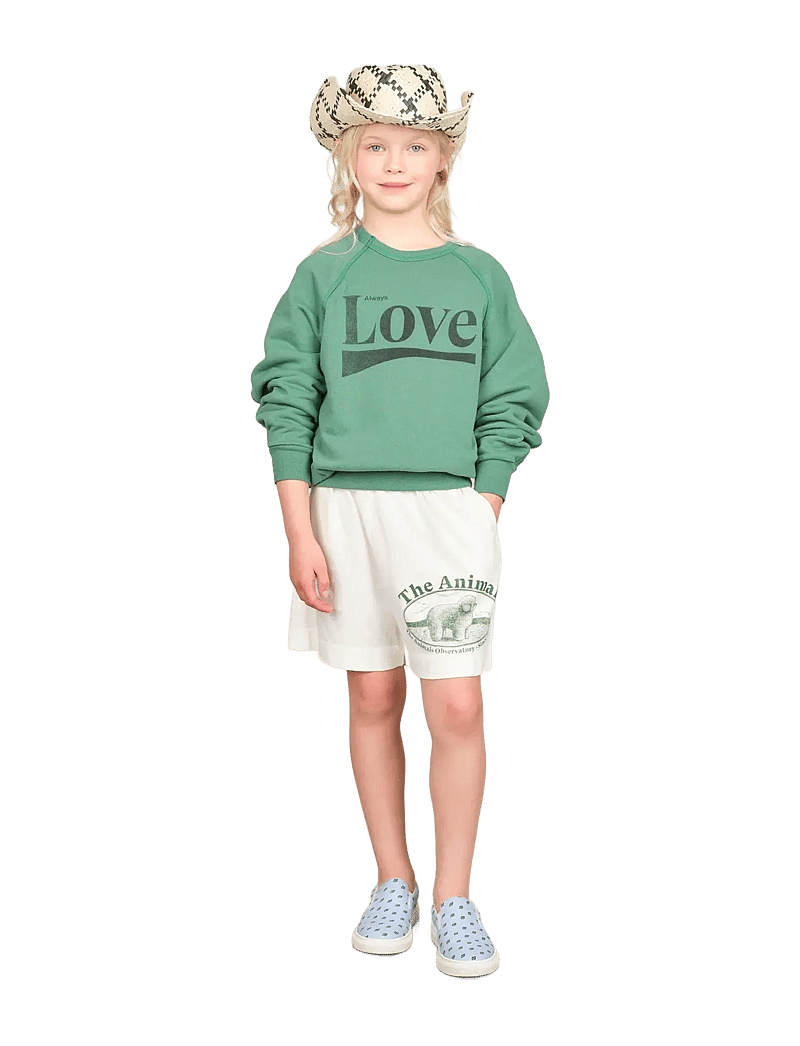 THE ANIMALS OBSERVATORY - POODLE KID SHORTS White - sweatshorts - white - 0