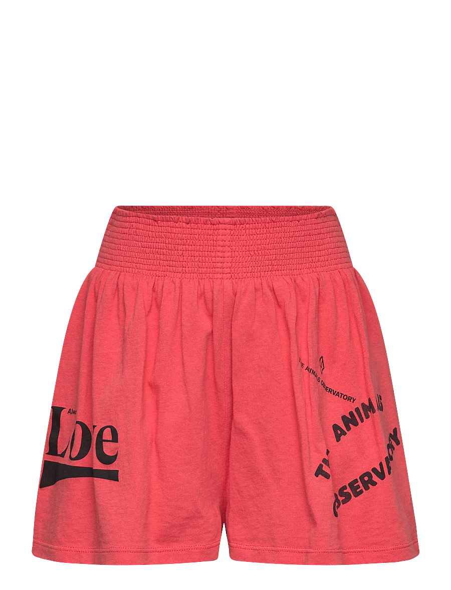 THE ANIMALS OBSERVATORY - OSTRICH KID SHORTS Red - sweatshorts - red - 1