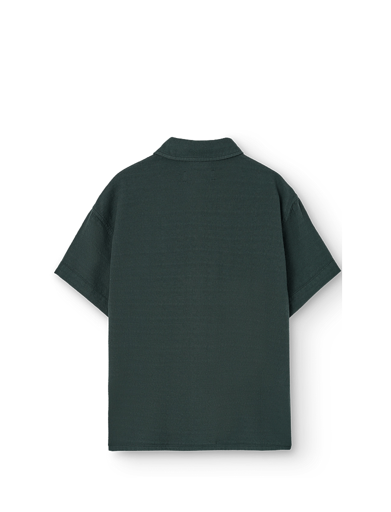 THE ANIMALS OBSERVATORY - KANGAROO KID SHIRT Deep Green - kurzärmlige hemden - deep green - 2