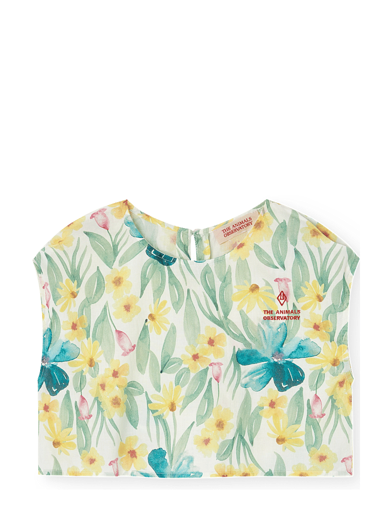 THE ANIMALS OBSERVATORY - BABOON KID TOP White - linnen - white - 1