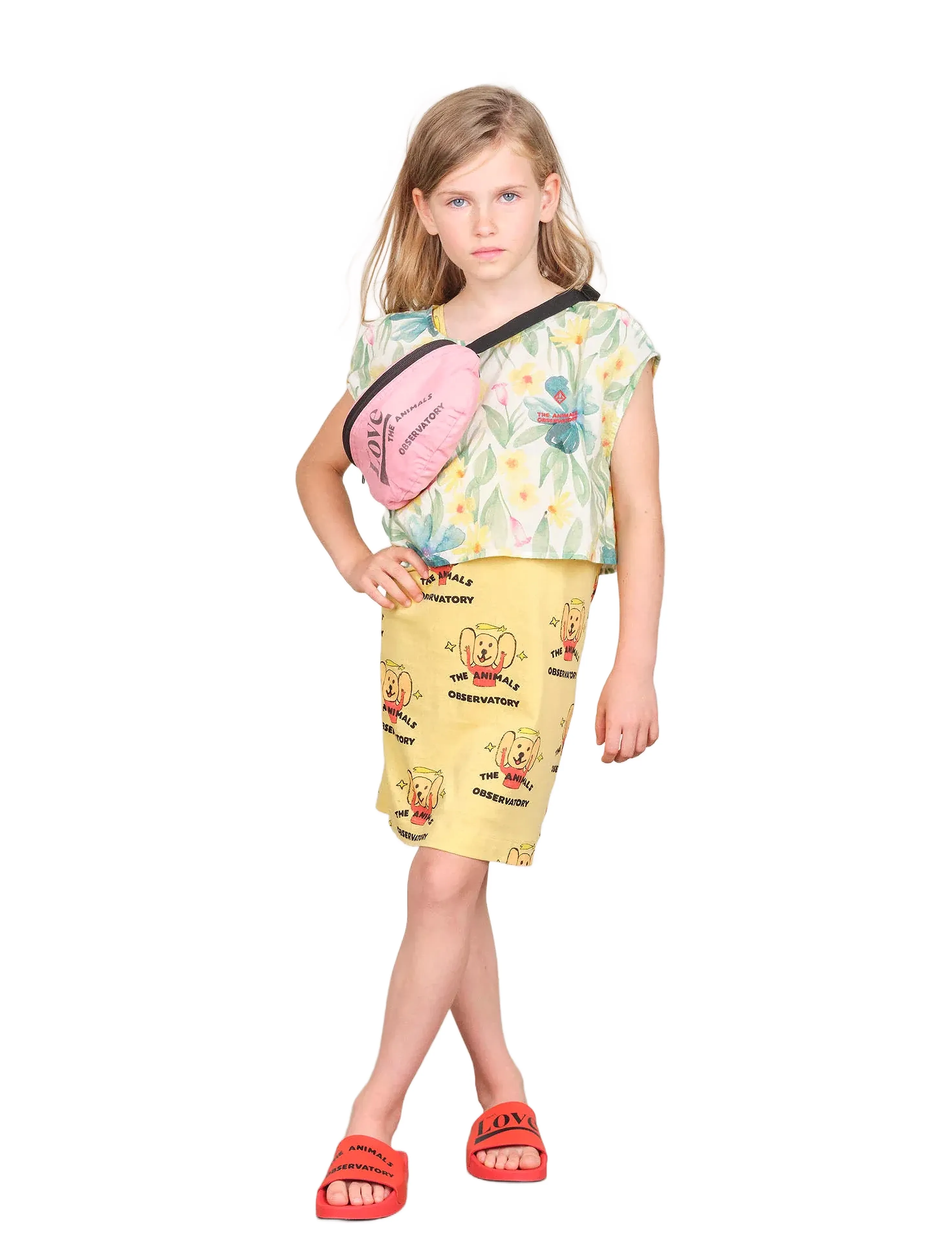 THE ANIMALS OBSERVATORY BABOON KID TOP White - Överdelar - WHITE / multi