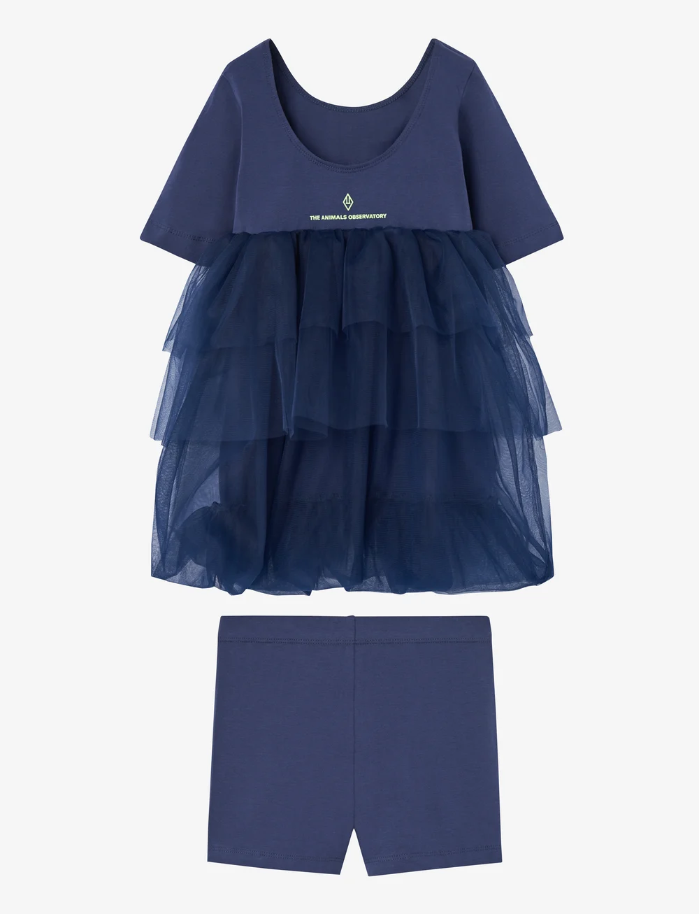 THE ANIMALS OBSERVATORY - PEACOCK KID FANCY DRESS BLUE - kurzärmelige freizeitkleider - blue - 2