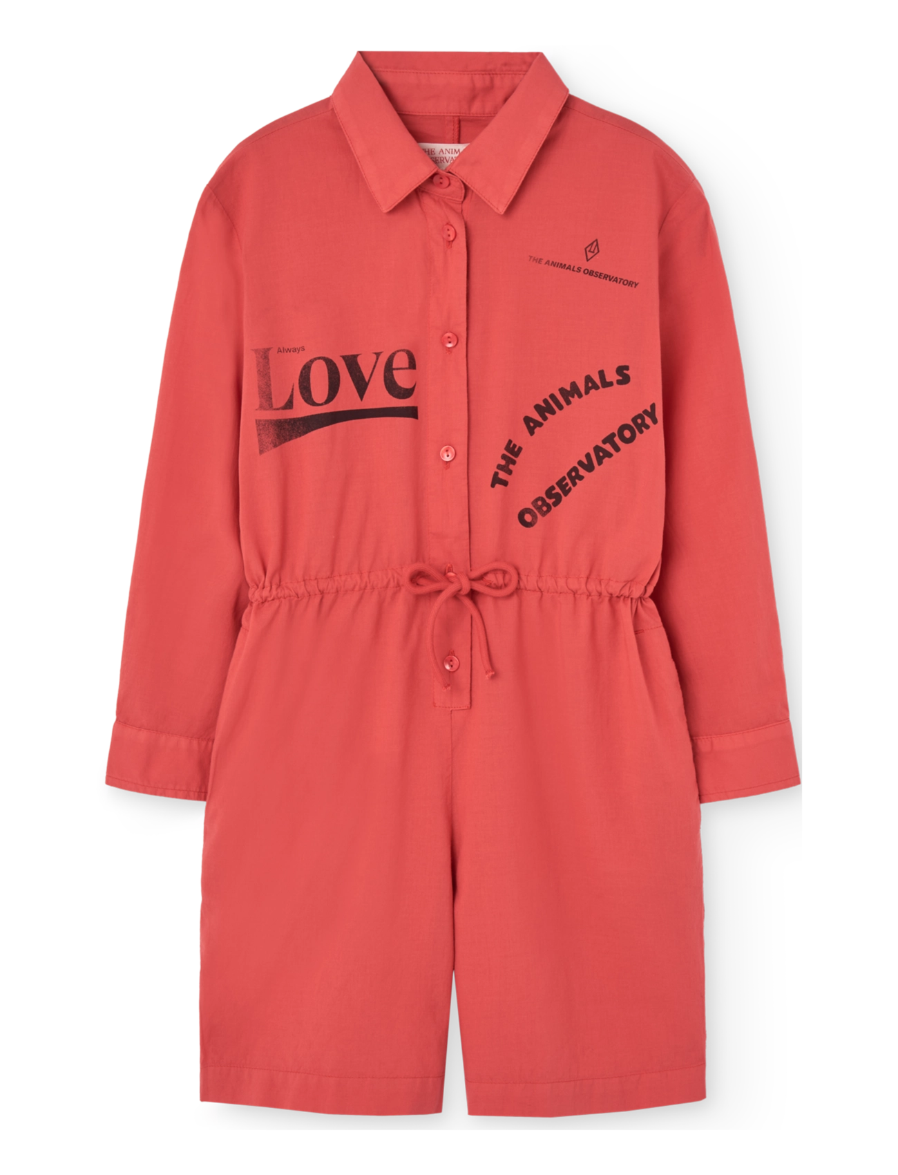 THE ANIMALS OBSERVATORY Squirrel Kid Kurz Jumpsuit Rot Rot - 10 Y - Kinder