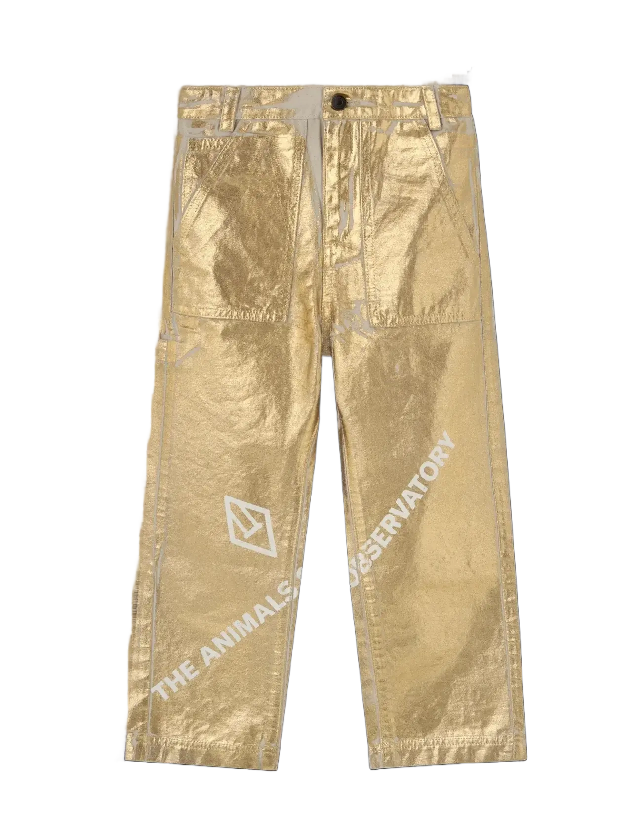 THE ANIMALS OBSERVATORY Shiny Condor Kid Hosen Gold Gold - 8 Y - Kinder