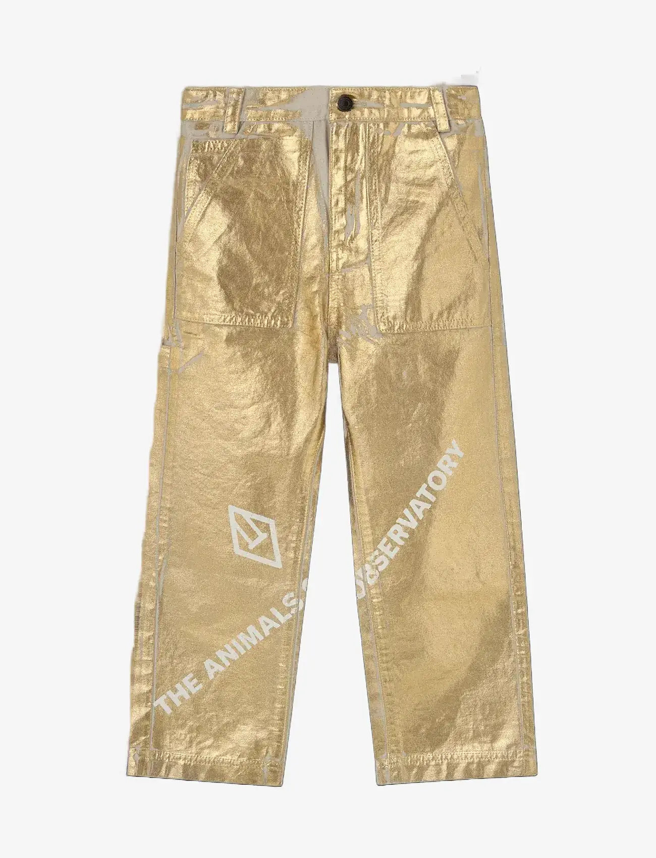THE ANIMALS OBSERVATORY - SHINY CONDOR KID PANTS Gold - osta vanuse järgi - gold - 1