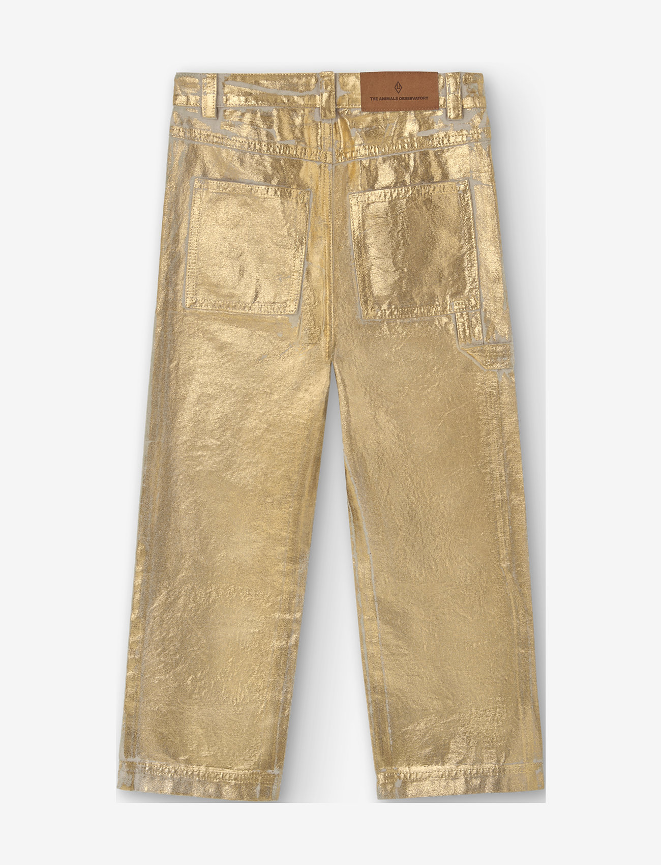 THE ANIMALS OBSERVATORY - SHINY CONDOR KID PANTS Gold - osta vanuse järgi - gold - 2
