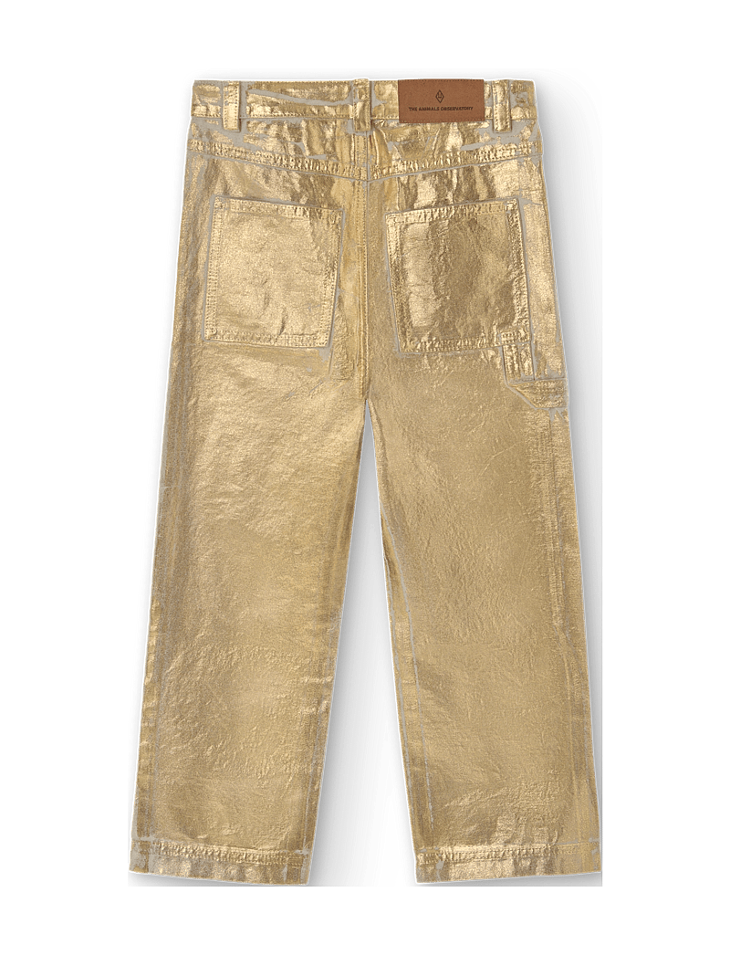 THE ANIMALS OBSERVATORY - SHINY CONDOR KID PANTS Gold - osta vanuse järgi - gold - 2