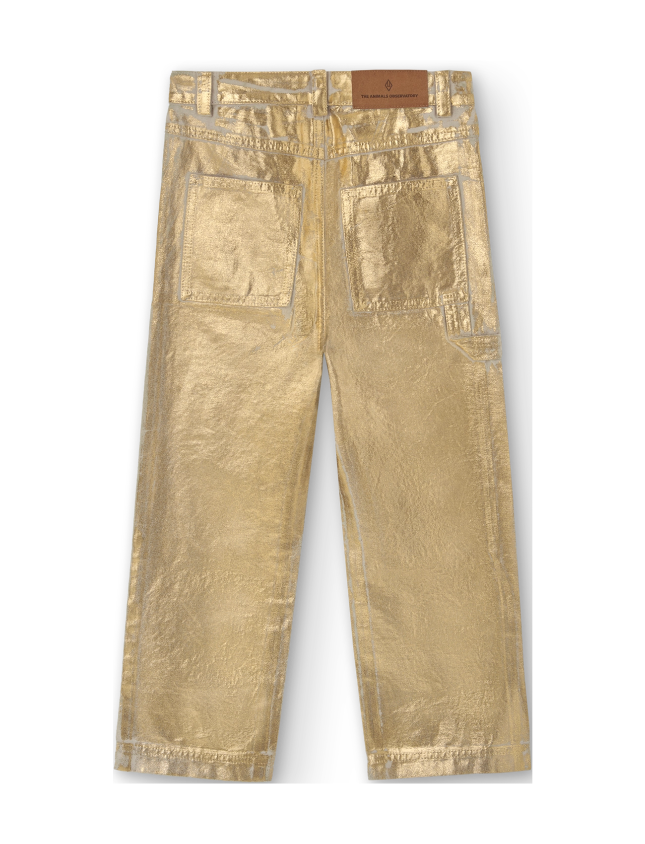 THE ANIMALS OBSERVATORY - SHINY CONDOR KID PANTS Gold - pantalons - gold - 2