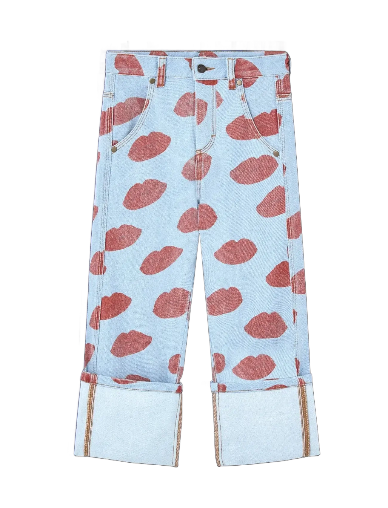 THE ANIMALS OBSERVATORY ANT KID JEANS Soft Blue - Jeans - SOFT BLUE / blue