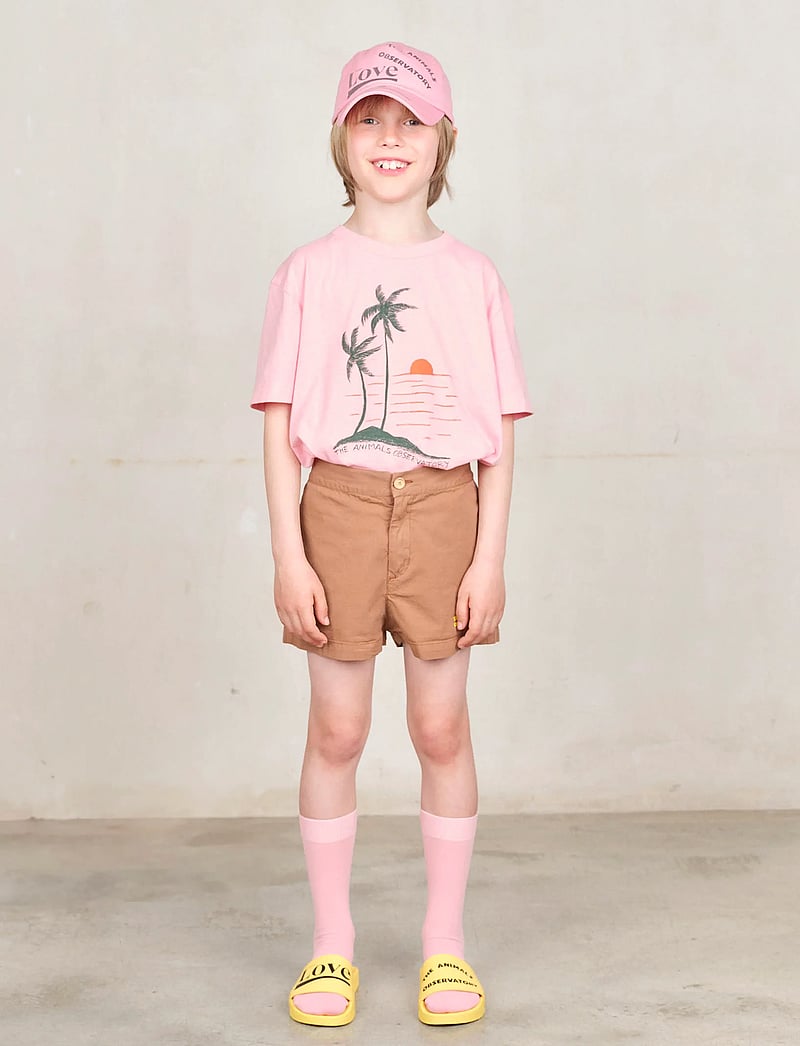 THE ANIMALS OBSERVATORY - PIG KID SHORTS Brown - casual shorts - brown - 0