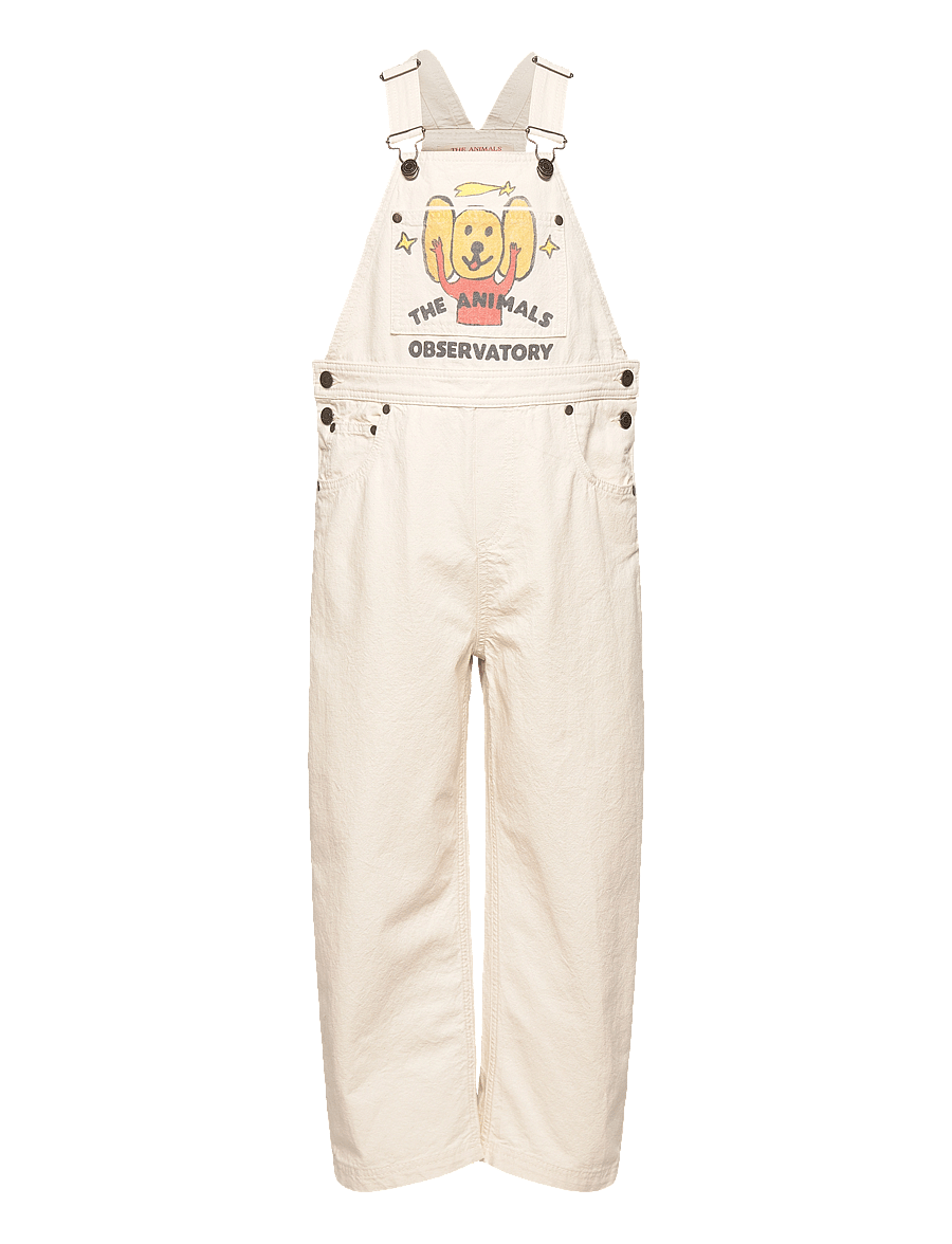 THE ANIMALS OBSERVATORY - MULE KID DUNGAREES Raw White - henkselihousut - raw white - 1
