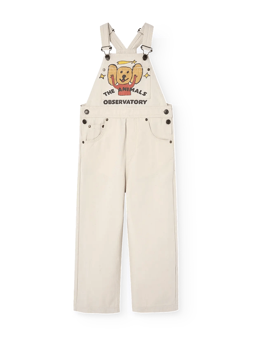 THE ANIMALS OBSERVATORY - MULE KID DUNGAREES Raw White - henkselihousut - raw white - 3