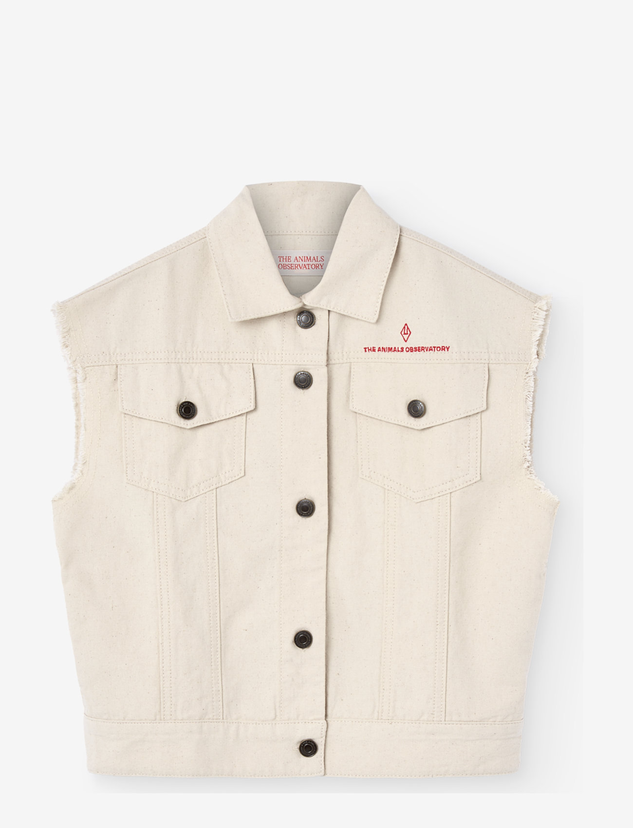THE ANIMALS OBSERVATORY - HOG KID VEST Raw White - veste - raw white - 1