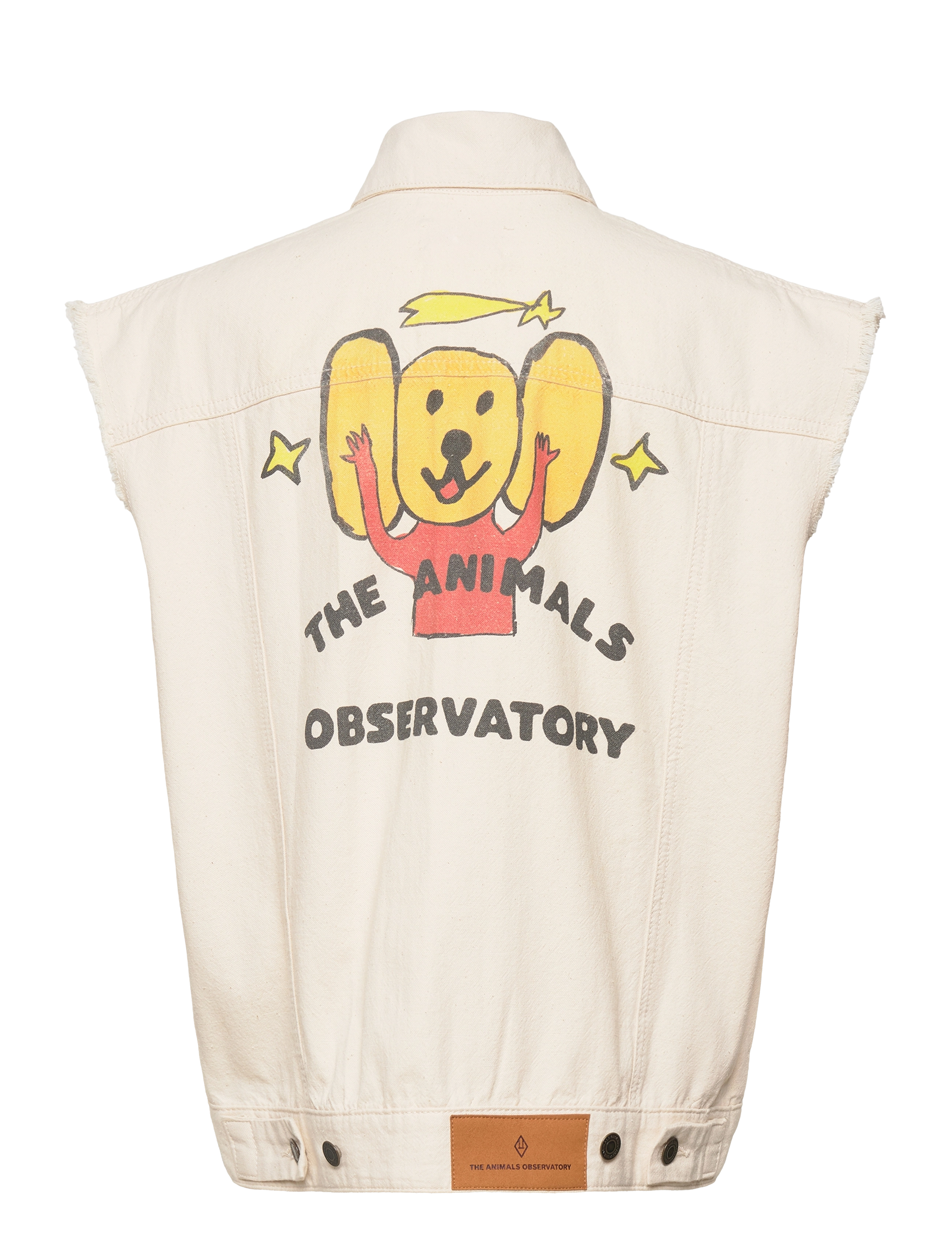 THE ANIMALS OBSERVATORY - HOG KID VEST Raw White - liemenės - raw white - 2