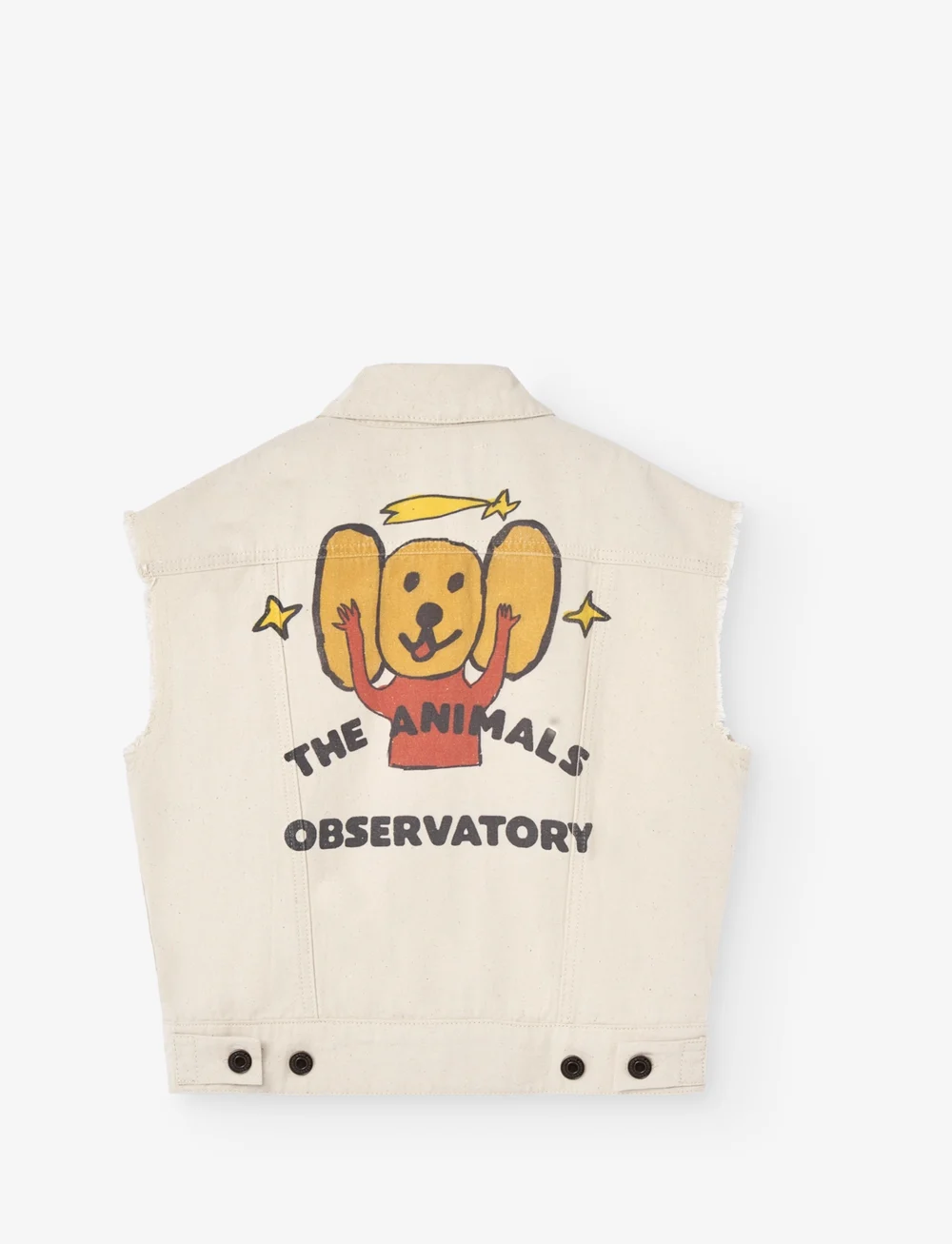 THE ANIMALS OBSERVATORY - HOG KID VEST Raw White - vests - raw white - 3