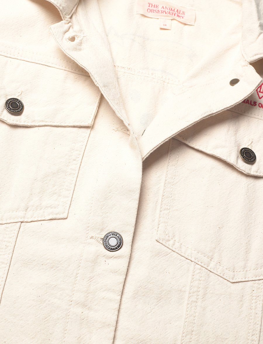 THE ANIMALS OBSERVATORY - HOG KID VEST Raw White - westen - raw white - 3