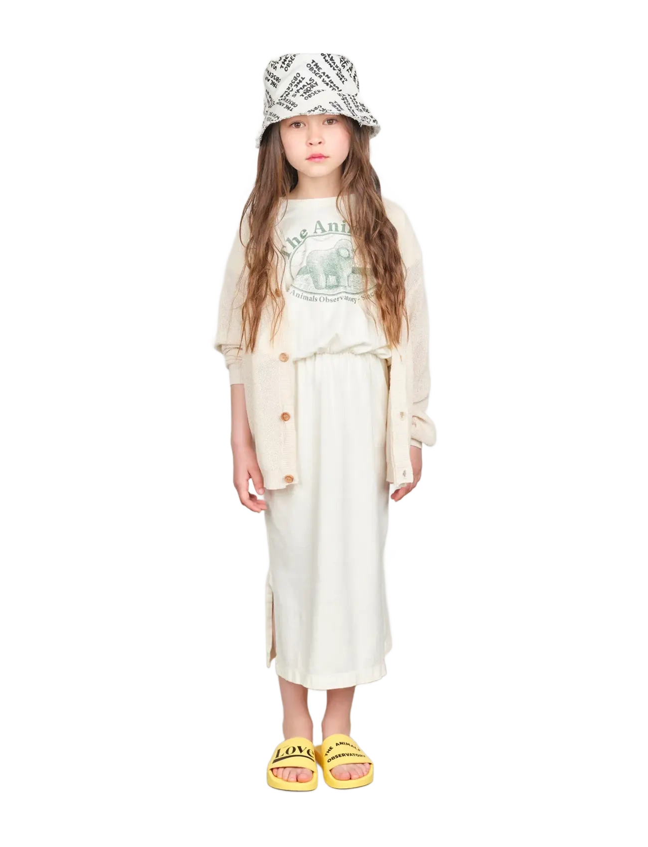 THE ANIMALS OBSERVATORY Racoon Kid Cardigan Weiß Weiß - 8 Y - Kinder