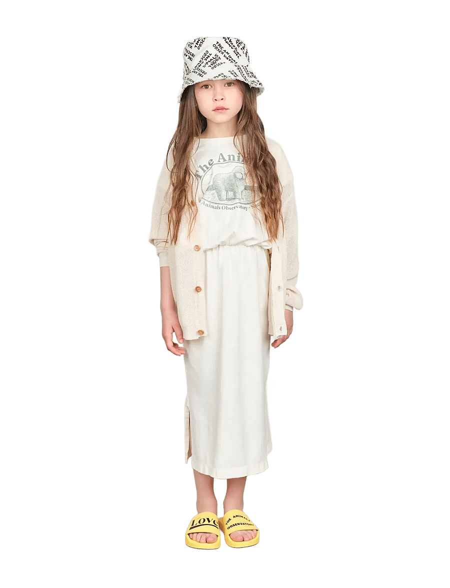 THE ANIMALS OBSERVATORY - RACOON KID CARDIGAN White - neuletakit - white - 1