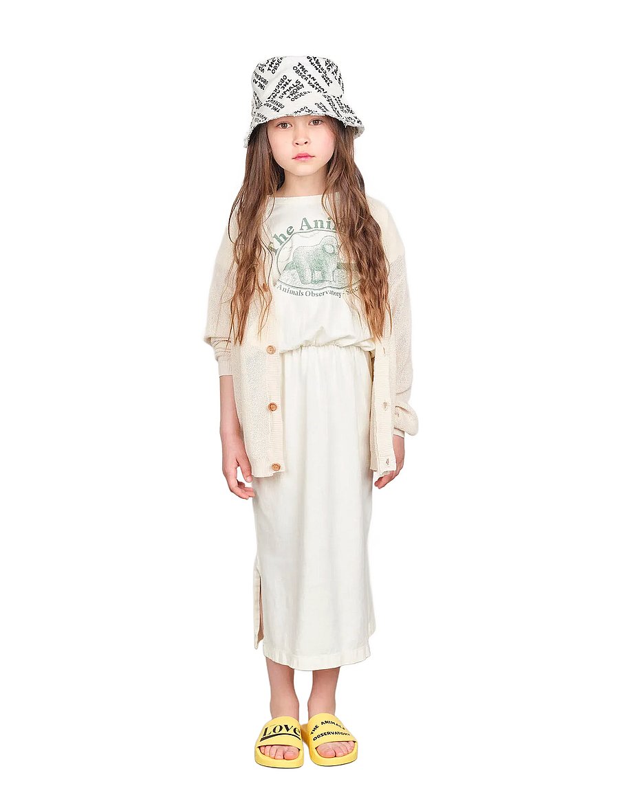 THE ANIMALS OBSERVATORY - RACOON KID CARDIGAN White - neuletakit - white - 0