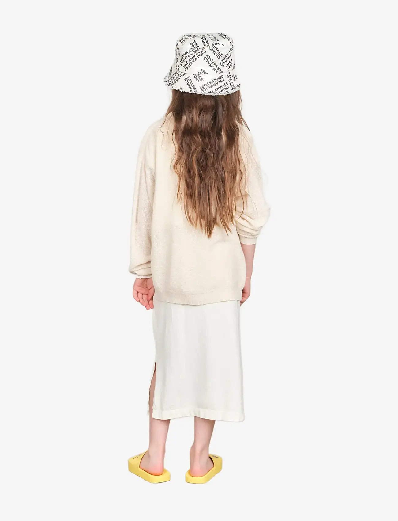 THE ANIMALS OBSERVATORY - RACOON KID CARDIGAN White - susegamieji megztiniai - white - 3