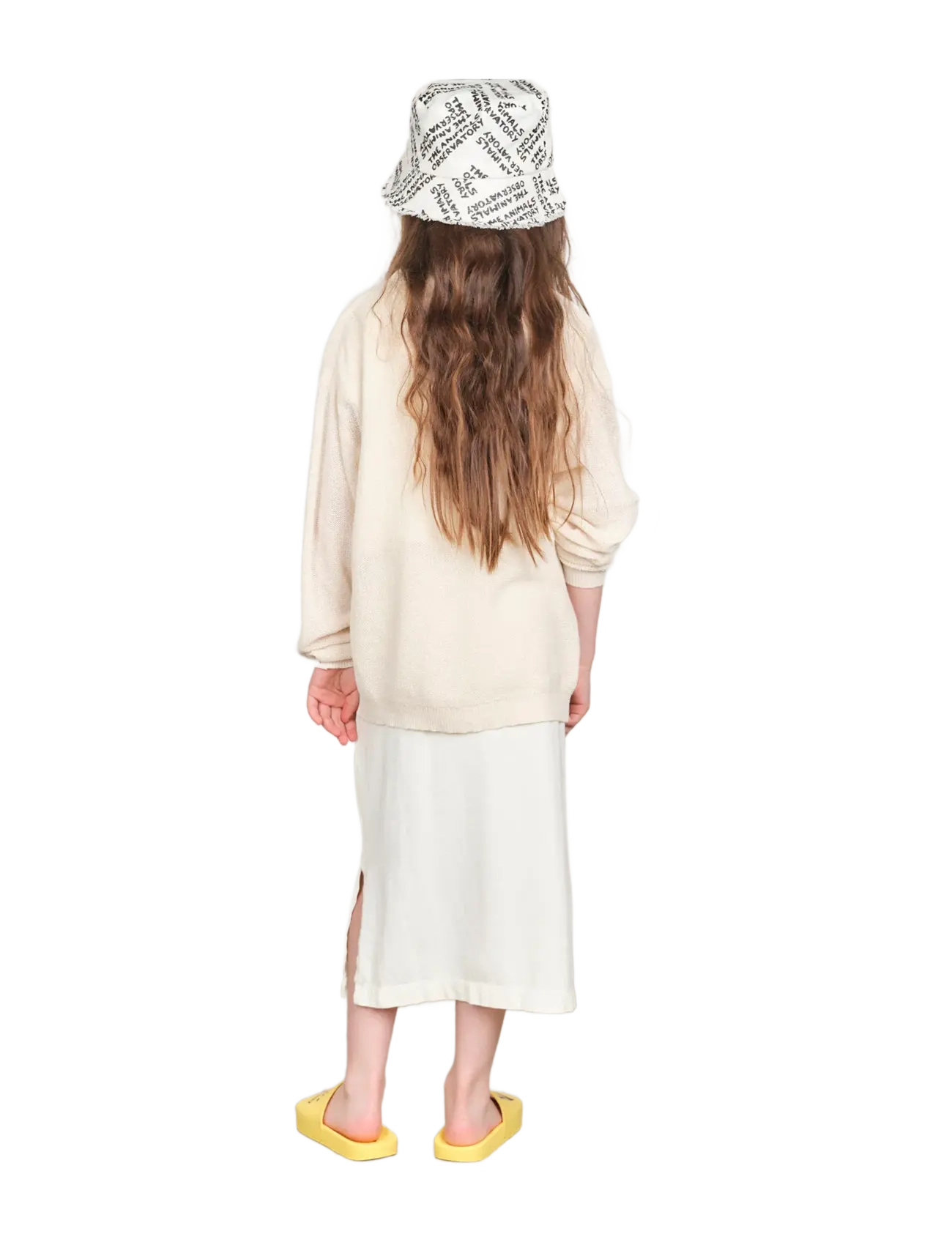 THE ANIMALS OBSERVATORY - RACOON KID CARDIGAN White - susegamieji megztiniai - white - 3