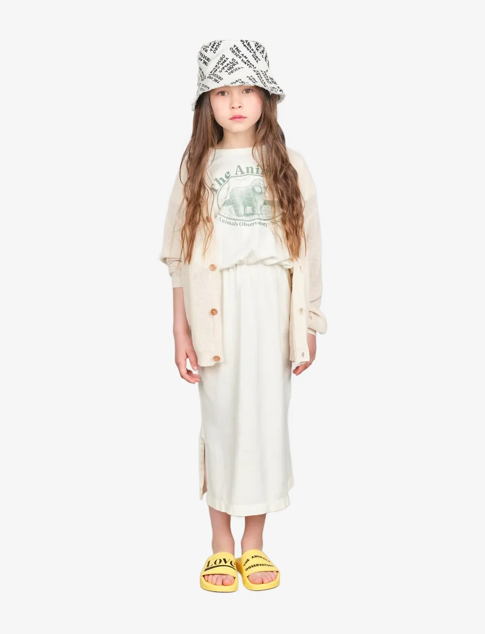 THE ANIMALS OBSERVATORY - RACOON KID CARDIGAN White - cardigans - white - 4
