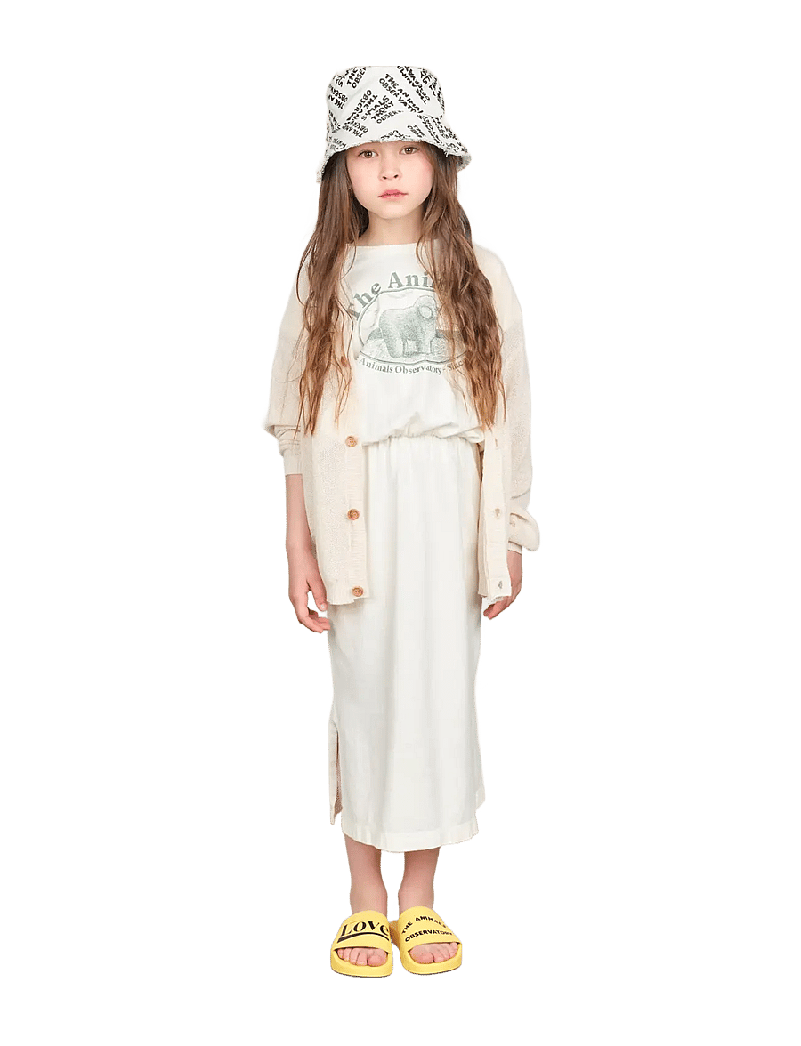 THE ANIMALS OBSERVATORY - RACOON KID CARDIGAN White - neuletakit - white - 4