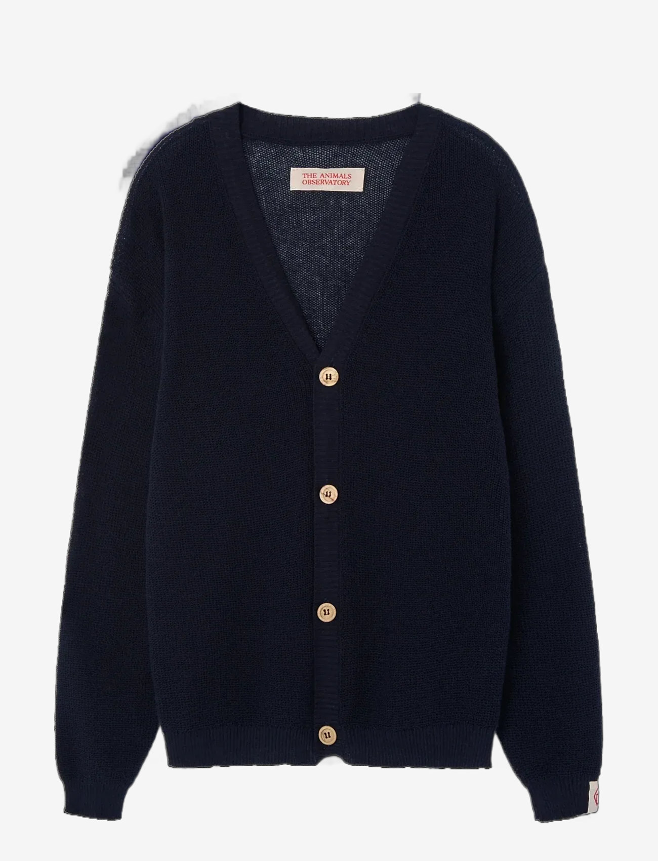 THE ANIMALS OBSERVATORY - RACOON KID CARDIGAN Navy - cardigans - navy - 1