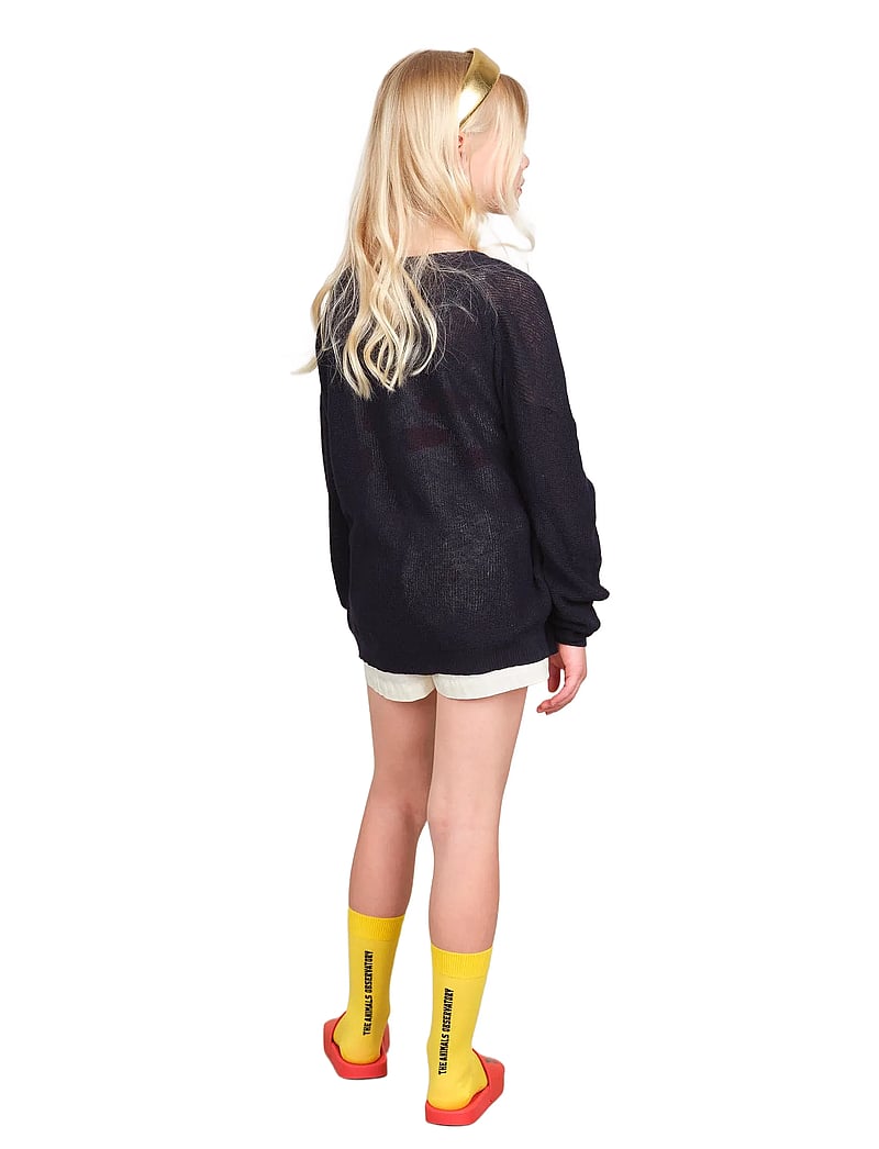 THE ANIMALS OBSERVATORY - RACOON KID CARDIGAN Navy - cardigans - navy - 3