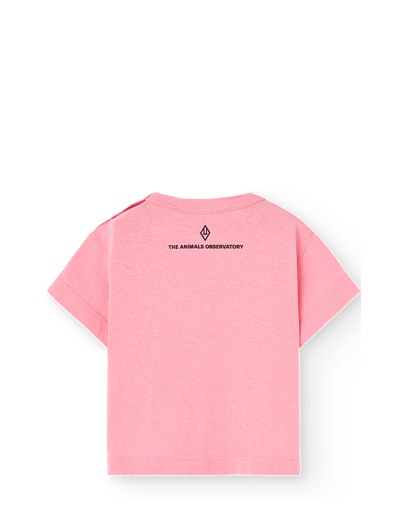 THE ANIMALS OBSERVATORY - PANGOLIN BABY T-SHIRT Pink - kortärmade t-shirts - pink - 1