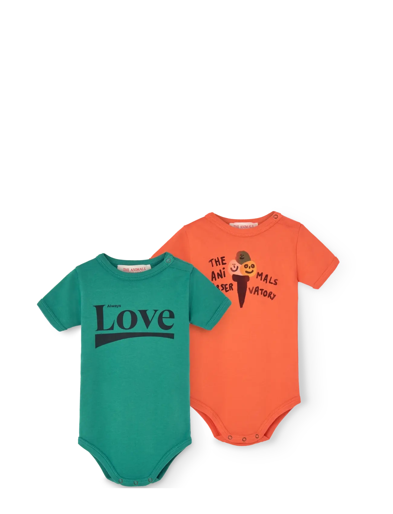 THE ANIMALS OBSERVATORY PACK CHIMPANZEE BABY BODY Green - 4 for 3 - GREEN / multi