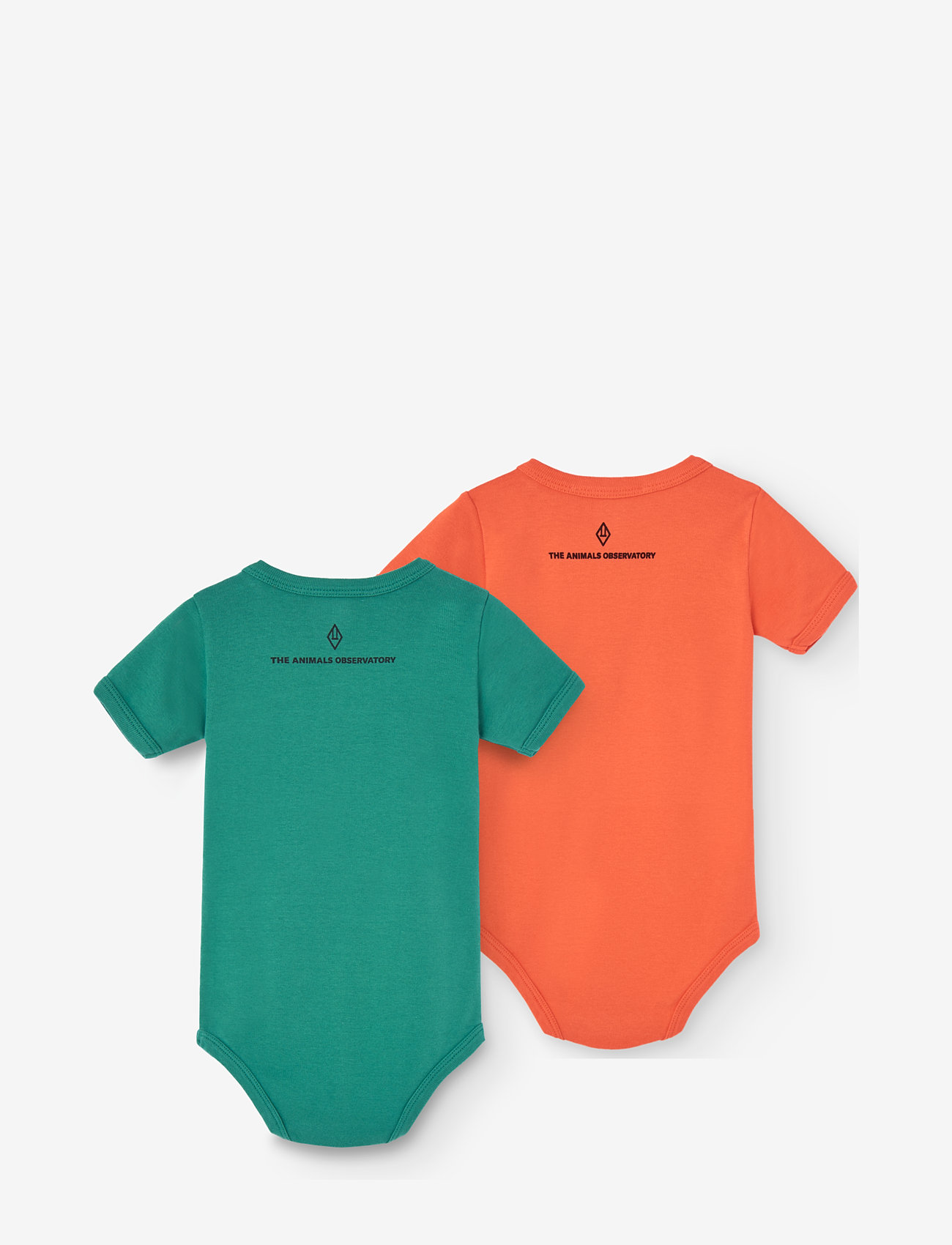 THE ANIMALS OBSERVATORY - PACK CHIMPANZEE BABY BODY Green - short-sleeved bodies - green - 1