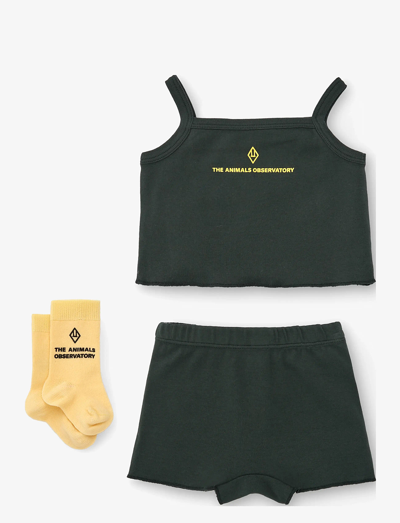 THE ANIMALS OBSERVATORY - SET STORK BABY SET Deep Green - shop efter alder - deep green - 1