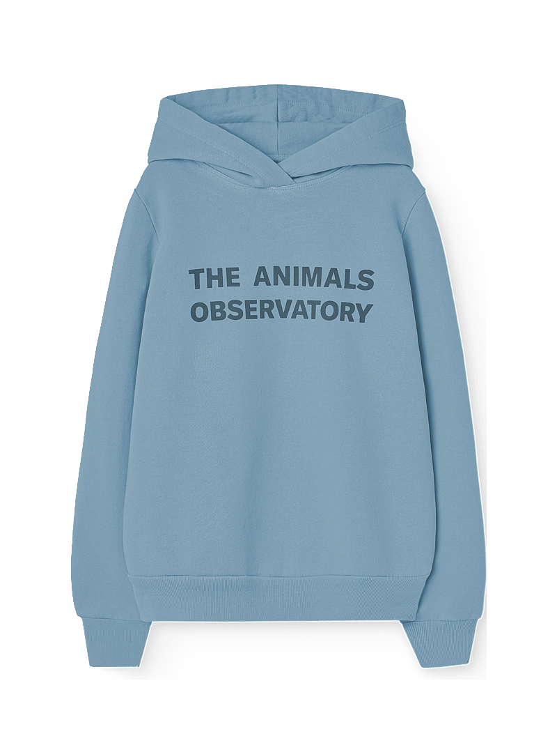 THE ANIMALS OBSERVATORY - TAURUS KID HOODIE Blue - huvtröjor - blue - 0