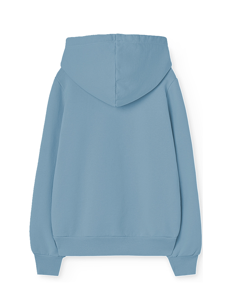 THE ANIMALS OBSERVATORY - TAURUS KID HOODIE Blue - huvtröjor - blue - 1