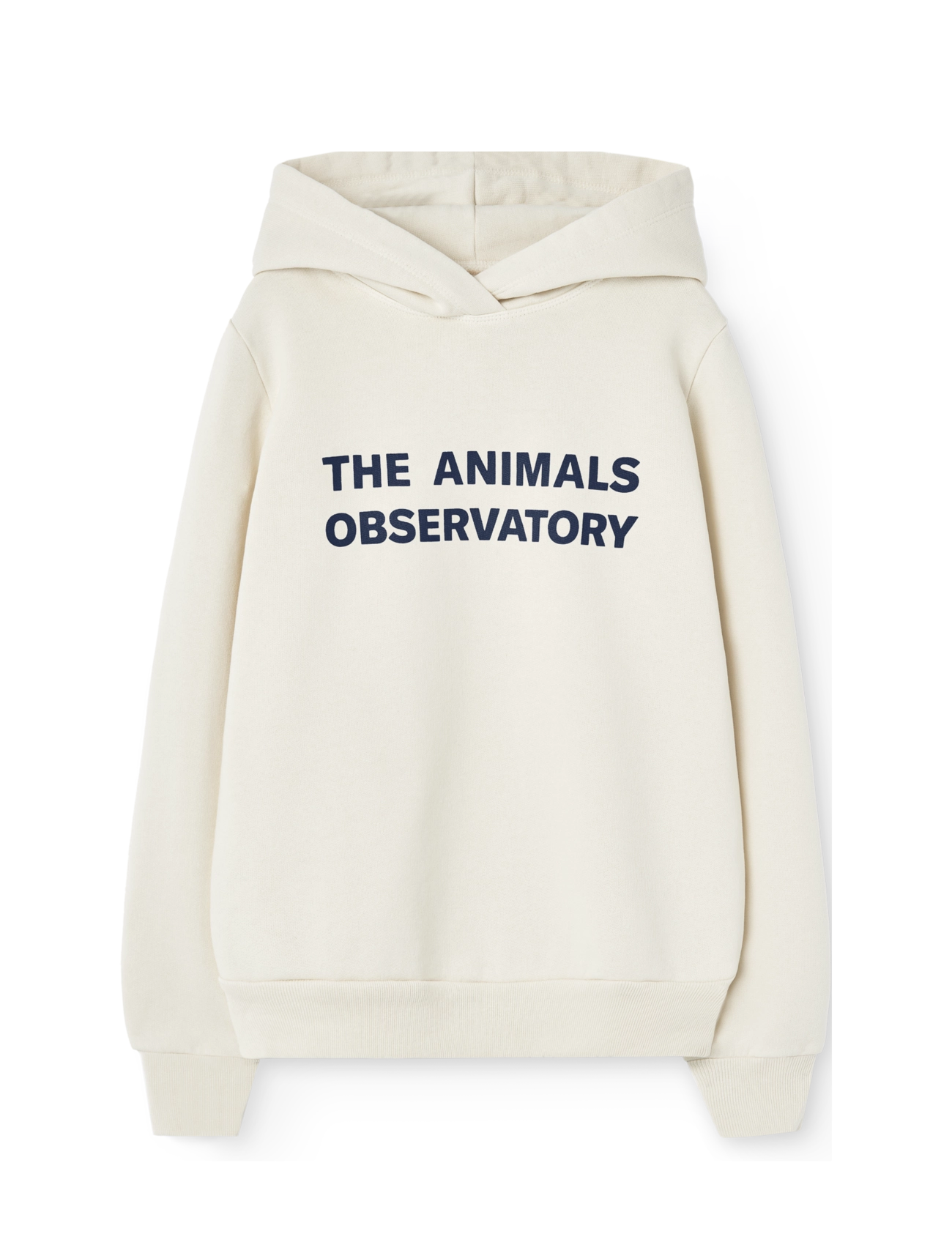 THE ANIMALS OBSERVATORY TAURUS KID HOODIE White Mouth - Overdele - WHITE MOUTH / cream