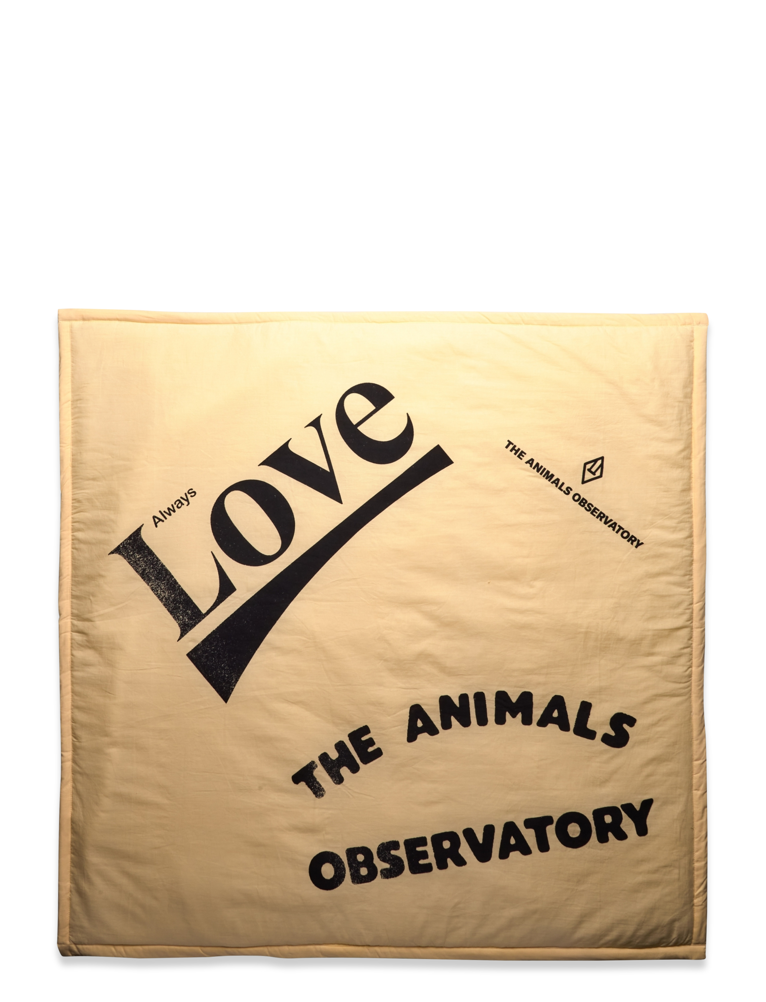 THE ANIMALS OBSERVATORY Blanket Accessories Blanket Soft Yellow, Blankets & Quilts, Gul, Str: ONE SIZE