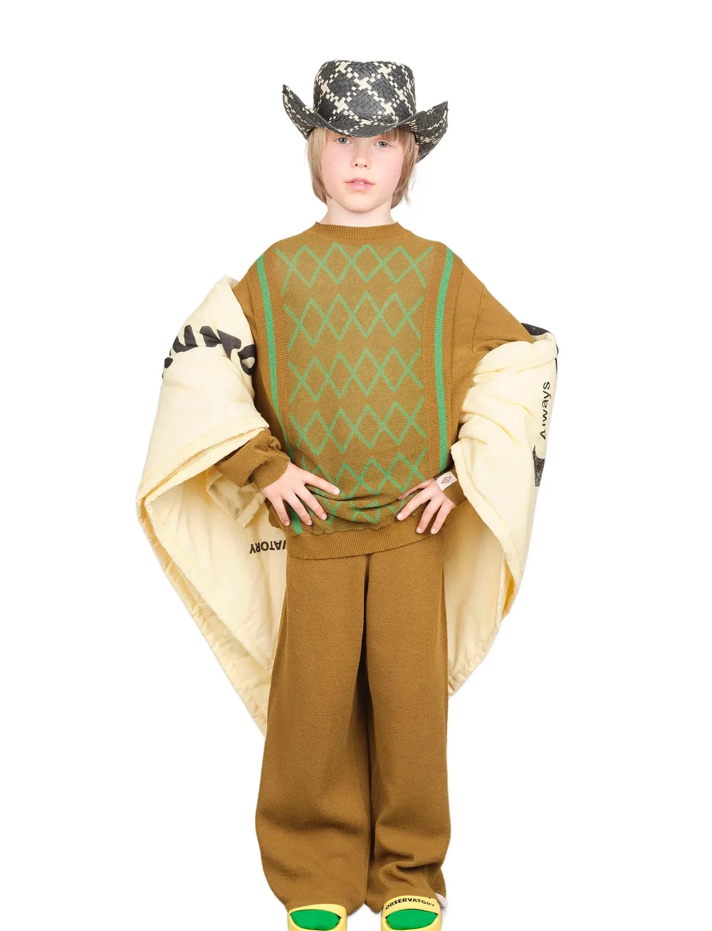 THE ANIMALS OBSERVATORY - BLANKET ACCESSORIES BLANKET Soft Yellow - tæpper - soft yellow - 0