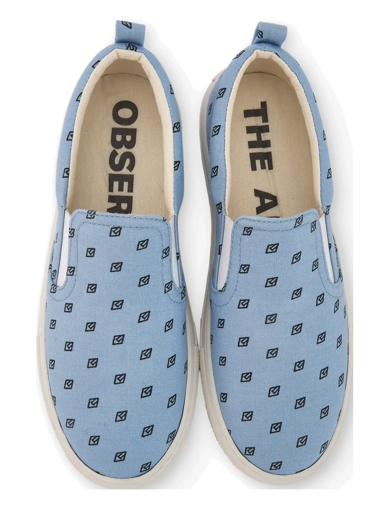 THE ANIMALS OBSERVATORY Sneakers Kid Shoes Soft Blue, Børn, Børne Slip On Sneakers, Blå, Str: 28