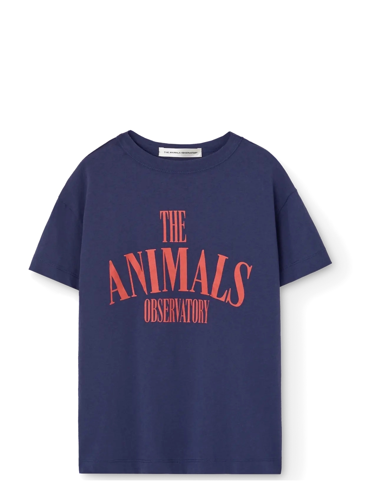 THE ANIMALS OBSERVATORY PUPFISH KID T-SHIRT RAW WHITE 2y - Tøj - DEEP BLUE / navy