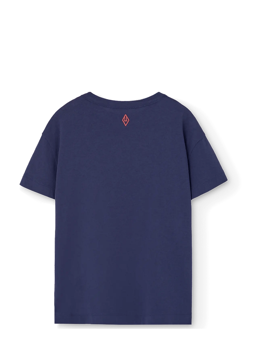 THE ANIMALS OBSERVATORY - PUPFISH KID T-SHIRT RAW WHITE 6y - kortærmede t-shirts - deep blue - 2
