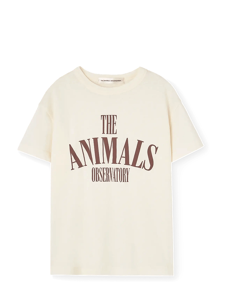 THE ANIMALS OBSERVATORY - PUPFISH KID T-SHIRT RAW WHITE 2y - kortærmede t-shirts - raw white - 1
