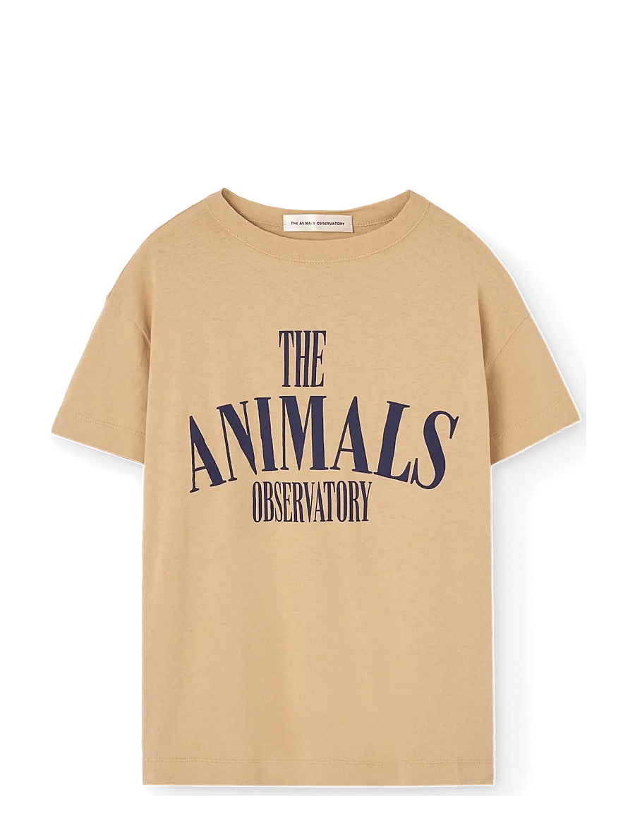 THE ANIMALS OBSERVATORY - PUPFISH KID T-SHIRT RAW WHITE 8y - kurzärmelige - soft brown - 1