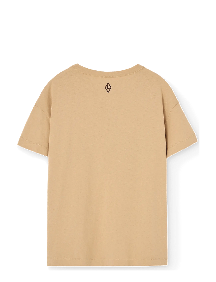 THE ANIMALS OBSERVATORY - PUPFISH KID T-SHIRT RAW WHITE 8y - kurzärmelige - soft brown - 2
