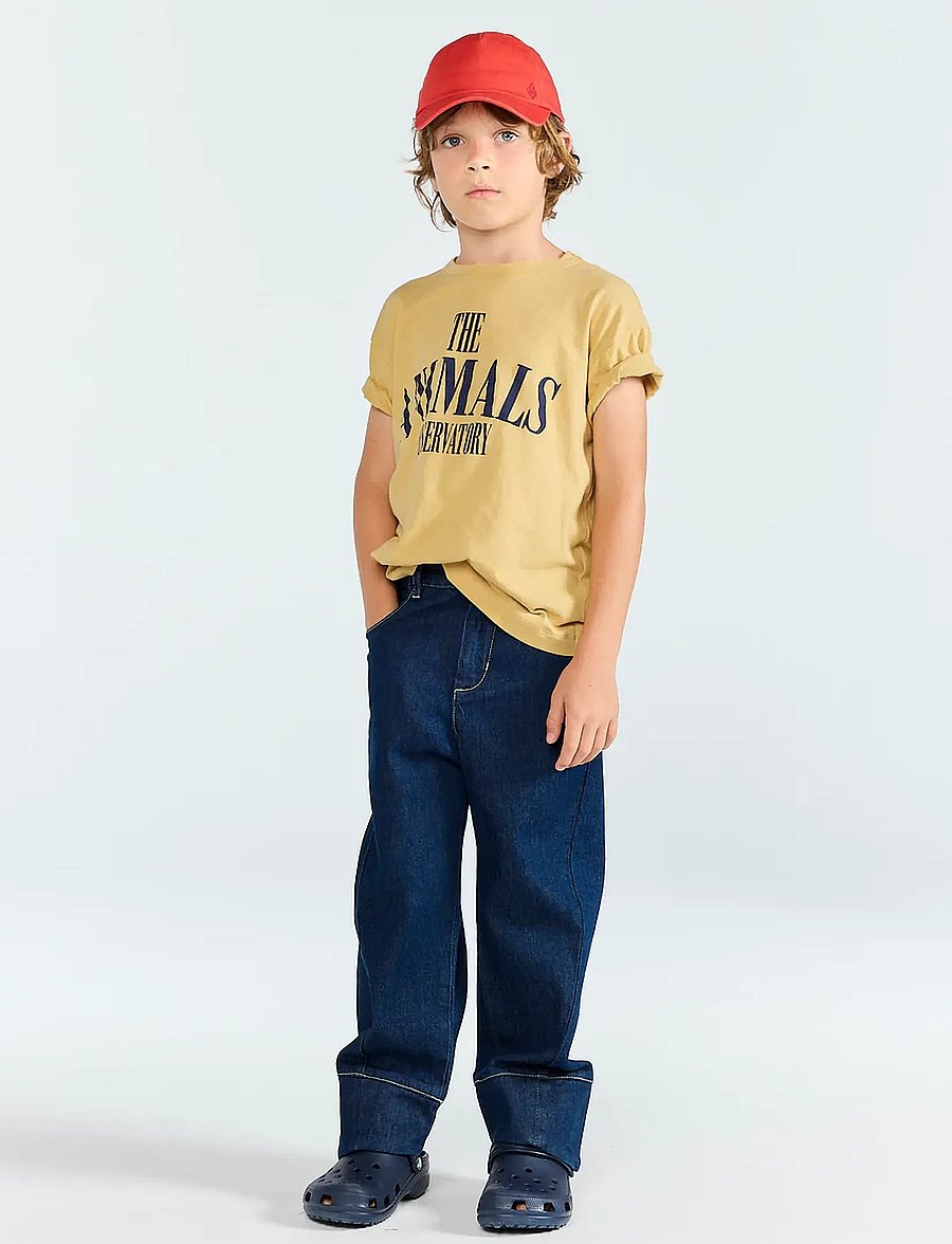 THE ANIMALS OBSERVATORY - PUPFISH KID T-SHIRT RAW WHITE 8y - kurzärmelige - soft brown - 0