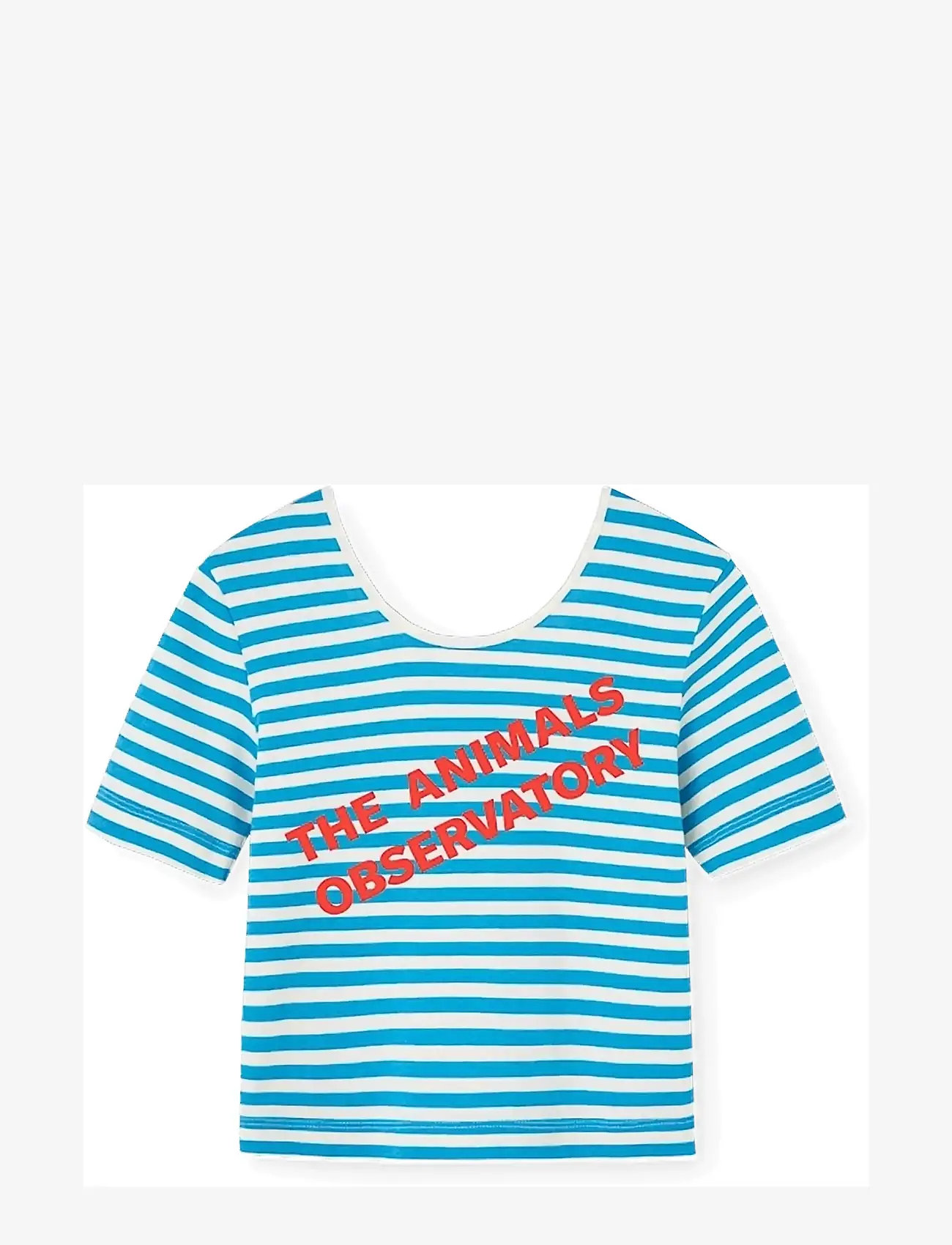 THE ANIMALS OBSERVATORY - HIPPO KID TOP DARK GARDEN - kortærmede t-shirts - blue - 1