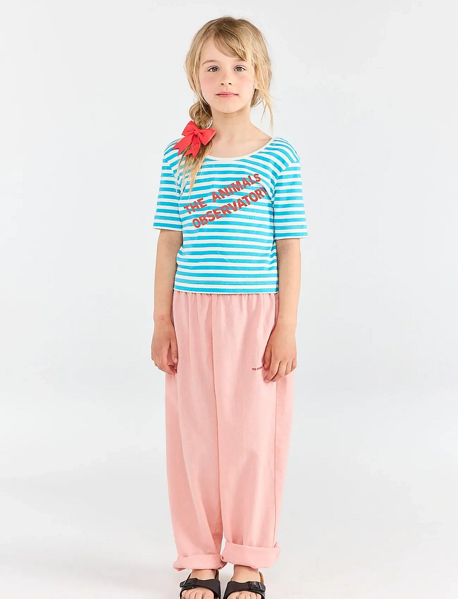 THE ANIMALS OBSERVATORY - HIPPO KID TOP BLUE - kortærmede t-shirts - blue - 0
