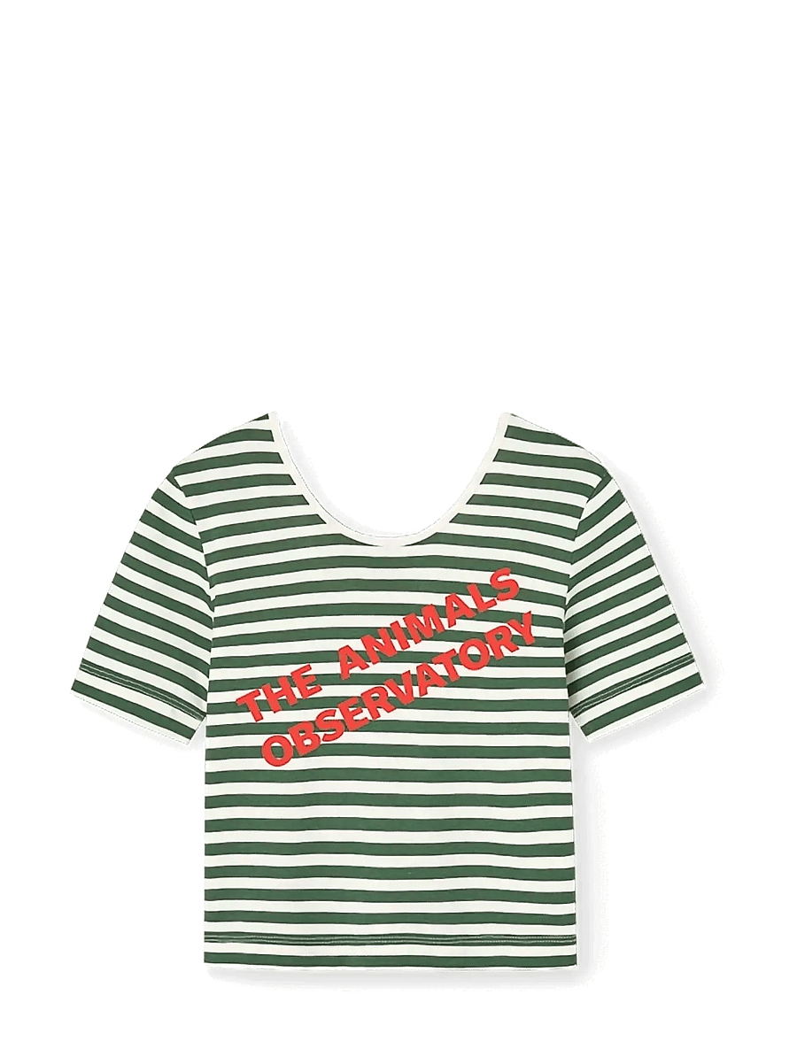 THE ANIMALS OBSERVATORY - HIPPO KID TOP BLUE - kortærmede t-shirts - dark garden - 1