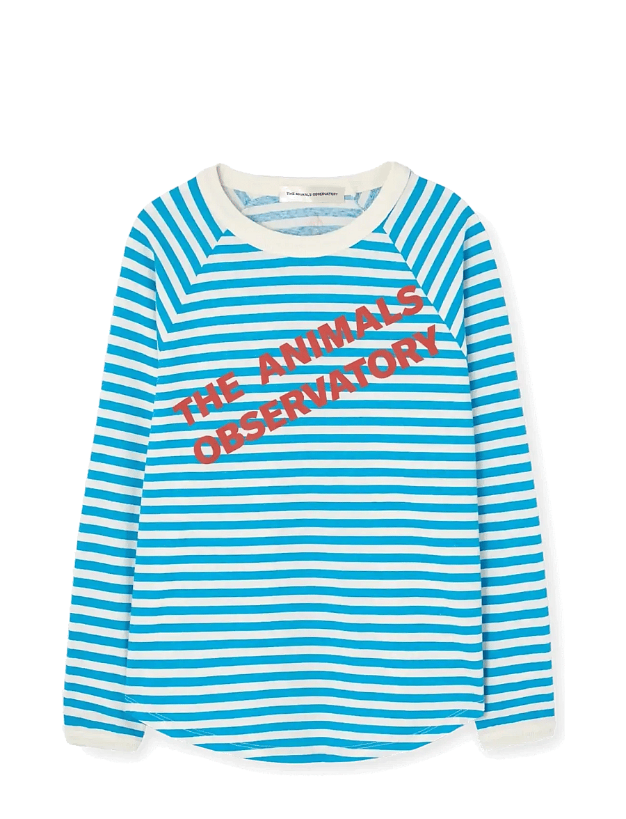 THE ANIMALS OBSERVATORY - ANTEATER KID LONG SLEEVE T-SHIRT DARK GARDEN - långärmade t-shirts - blue - 1