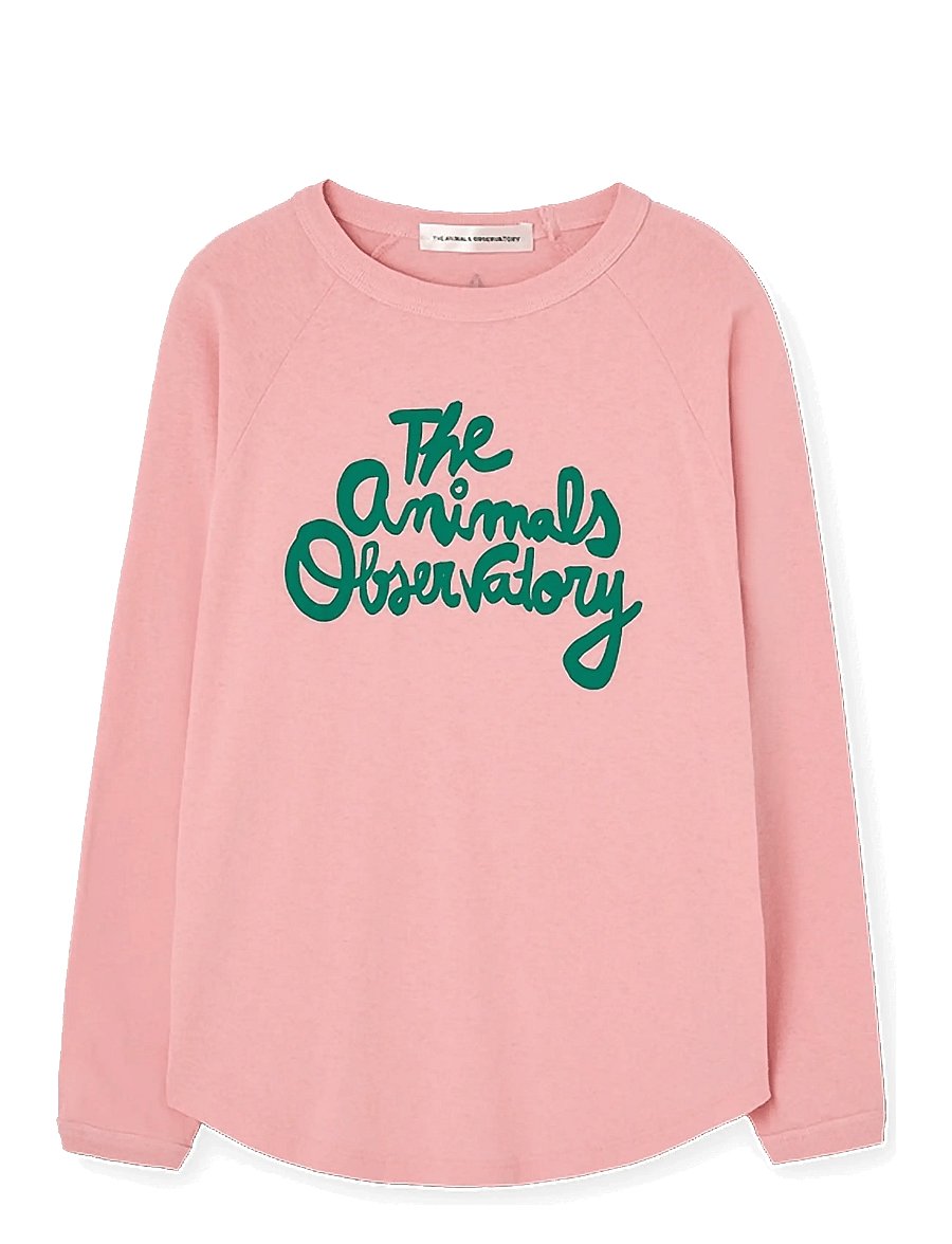 THE ANIMALS OBSERVATORY - ANTEATER KID LONG SLEEVE T-SHIRT DARK GARDEN - långärmade t-shirts - soft pink - 1